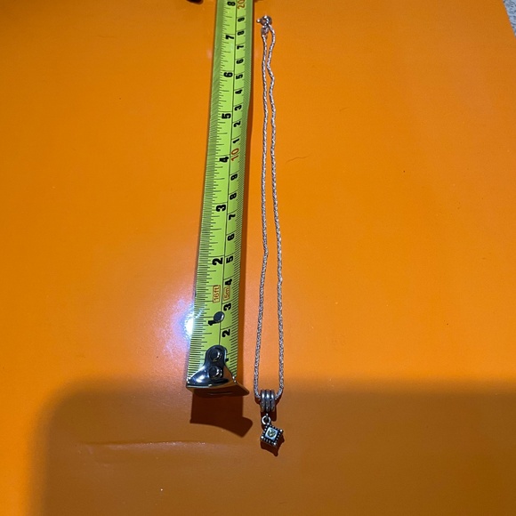 PANDORA Sterling Silver Charm Pendant 16” Rope Necklace ALE Retired Zirconia - Picture 8 of 12